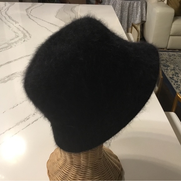 COPY - Black Angora Bucket Hat - Picture 9 of 11